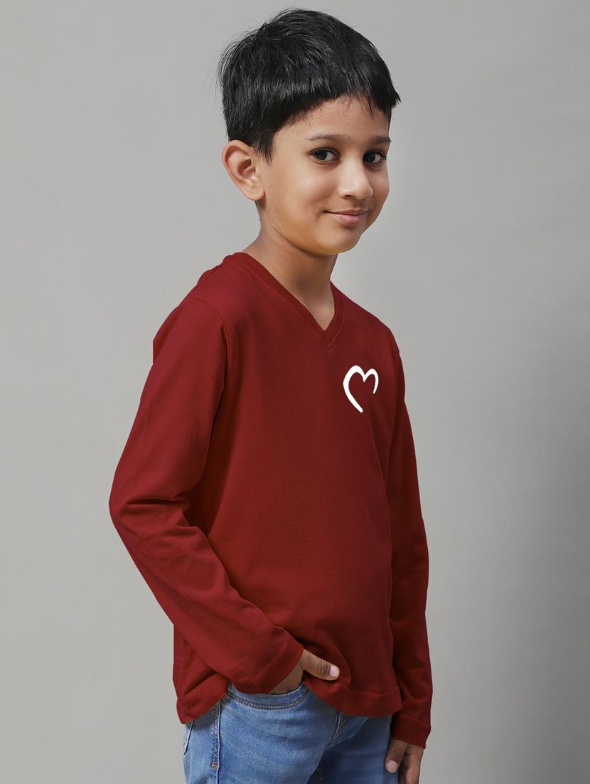 boys v-neck graphic printed t-shirt - 20257818 - Standard Image - 1