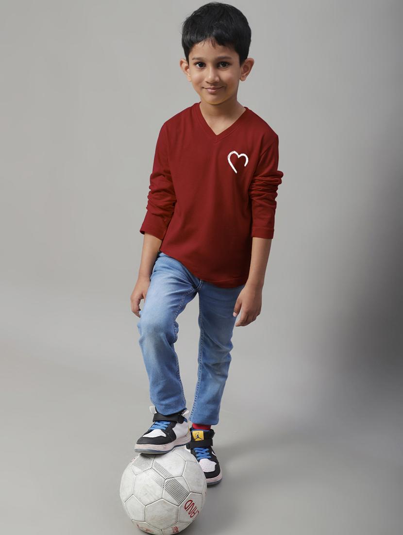 boys v-neck graphic printed t-shirt - 20257818 - Standard Image - 4