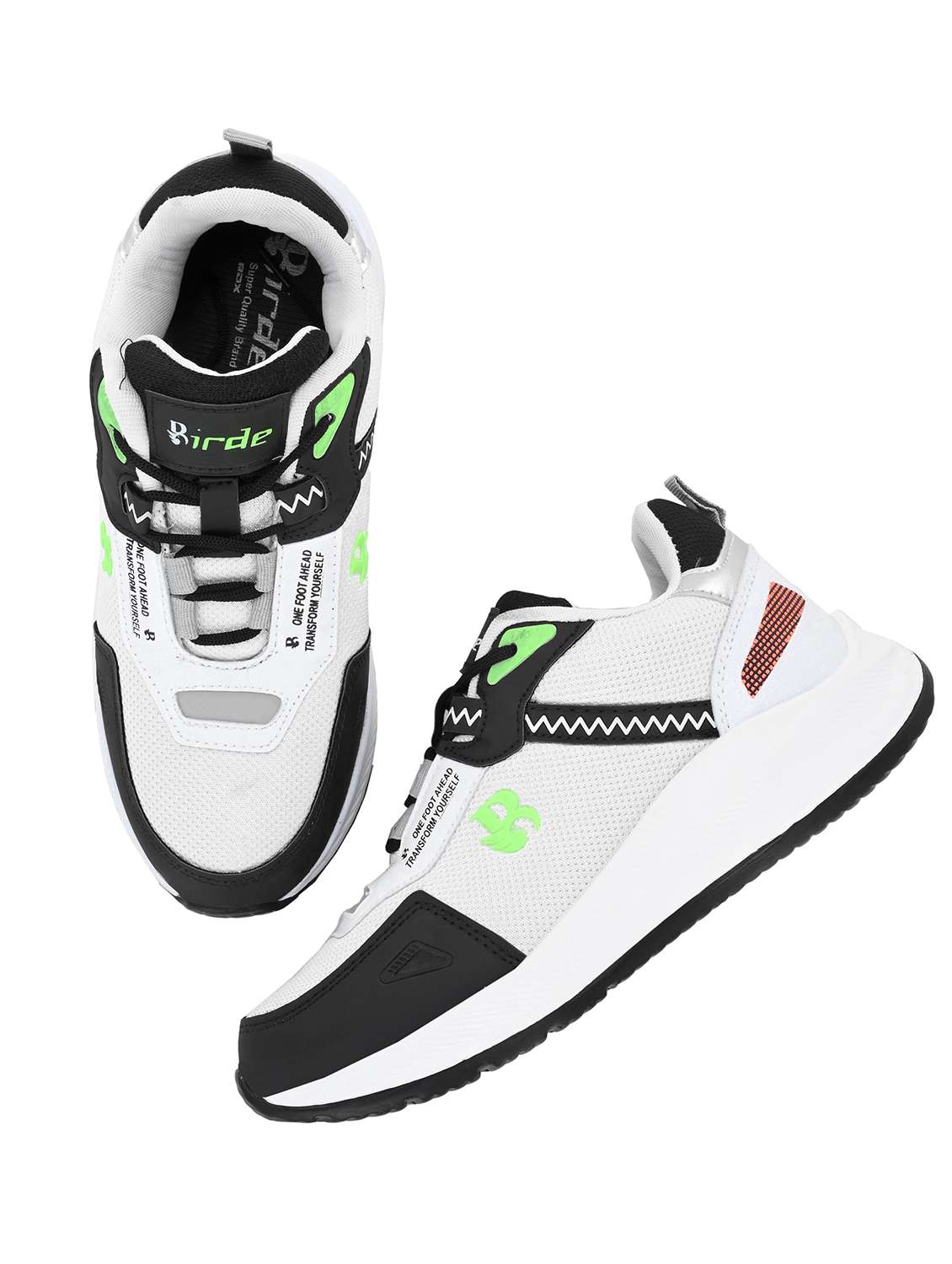 men white lace up casual shoe - 20258598 -  Standard Image - 4