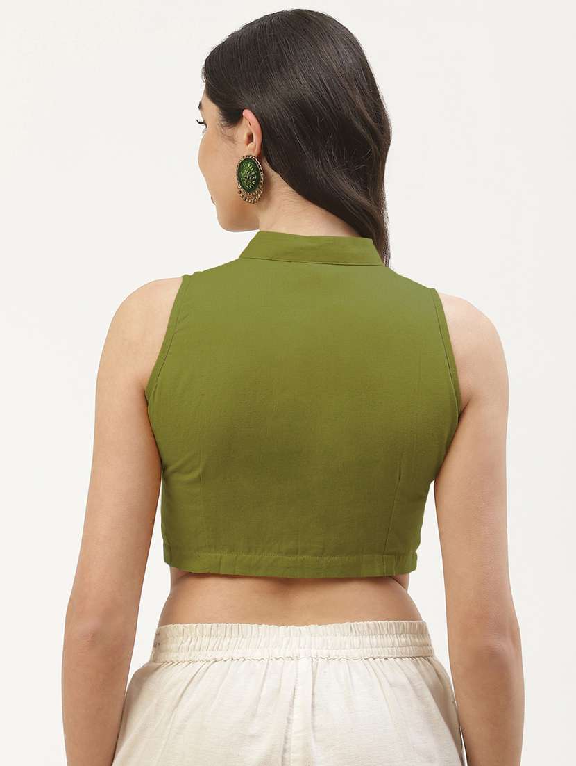 pack of 2 solid front open sleeveless blouse - 20259251 - Standard Image - 4