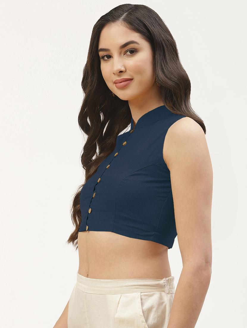 pack of 2 solid front open sleeveless blouse - 20259265 - Standard Image - 4