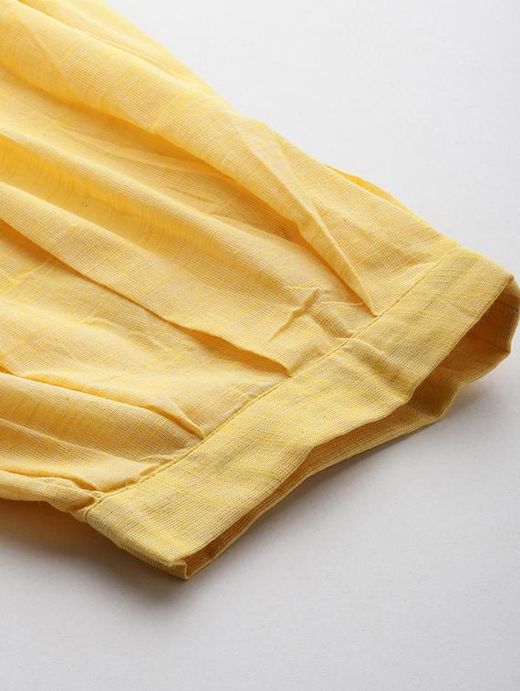 yellow cotton salwar salwars - 20259357 - Standard Image - 4