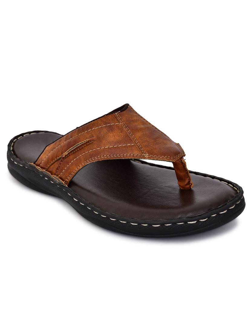 men brown slip on slipper - 20261309 - Zoom Image - 0