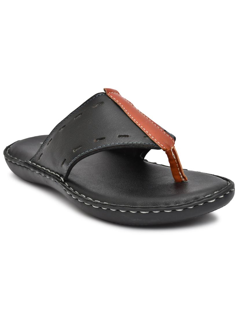 men black slip on slipper - 20261322 -  Zoom Image - 0