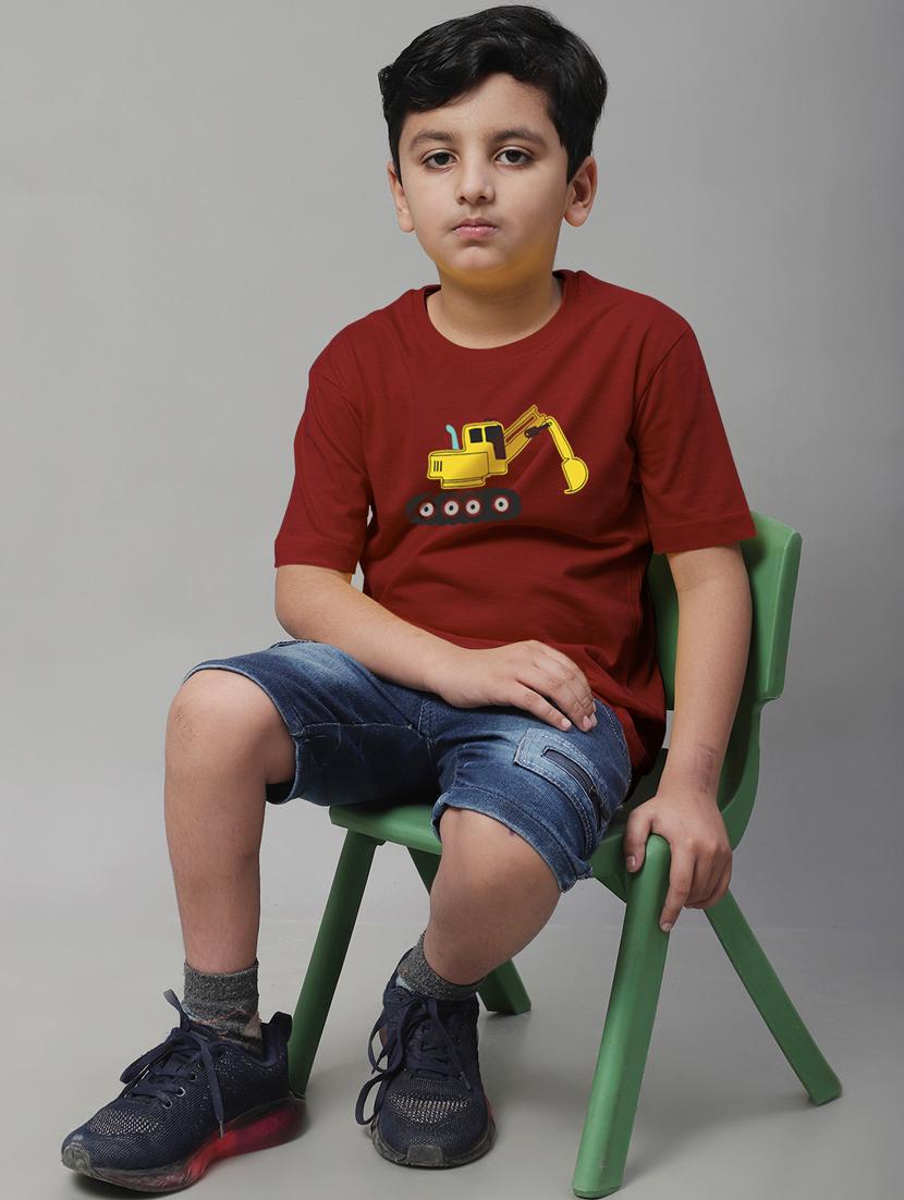 boys round neck graphic printed t-shirt - 20261536 - Standard Image - 4