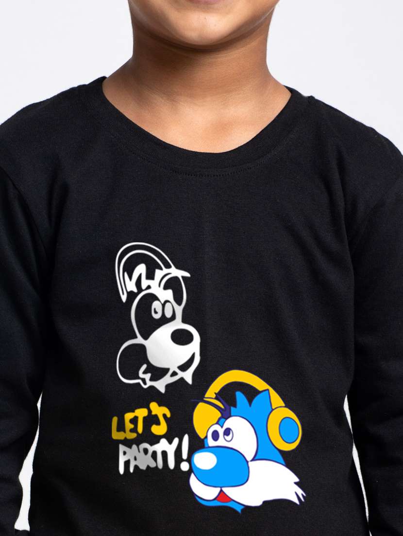 boys round neck graphic printed t-shirt - 20261567 -  Standard Image - 4