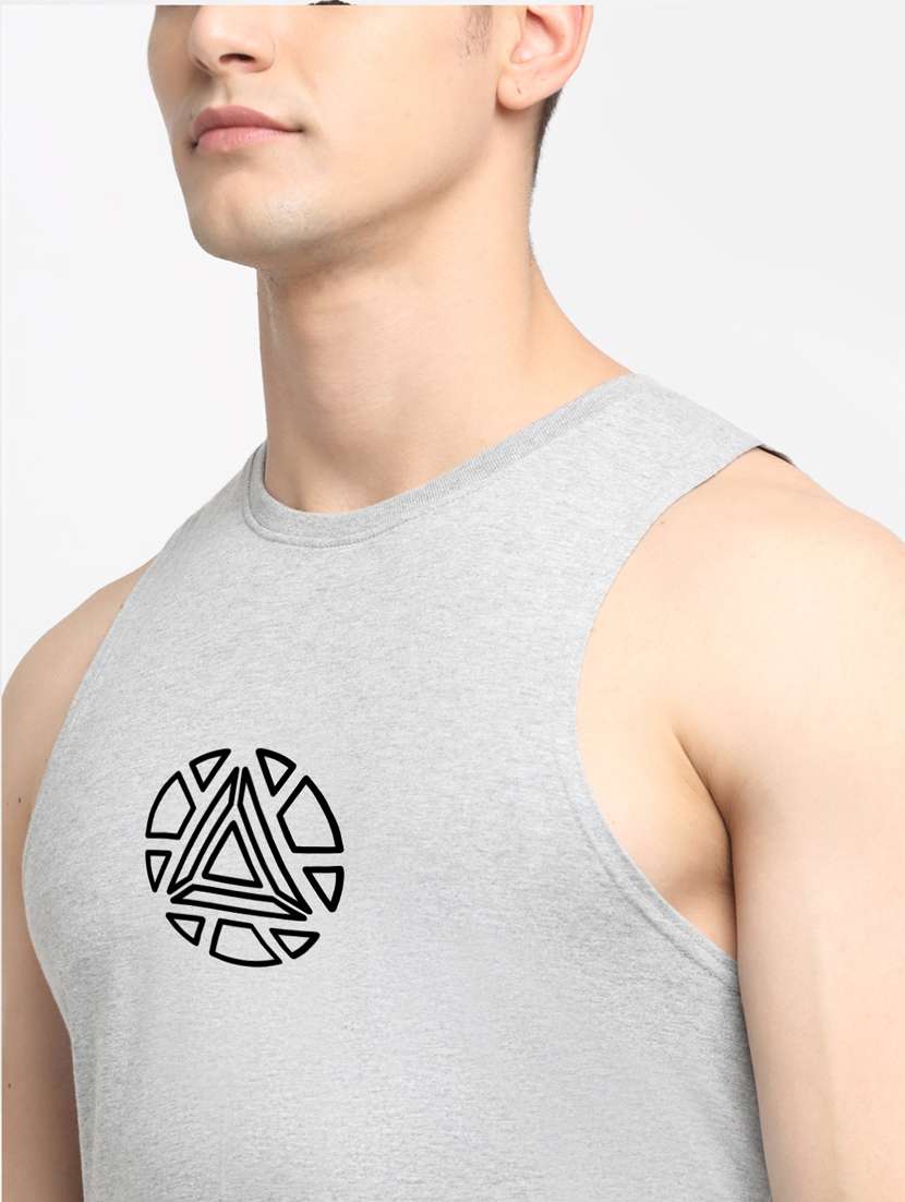 grey cotton vest - 20261934 -  Standard Image - 4