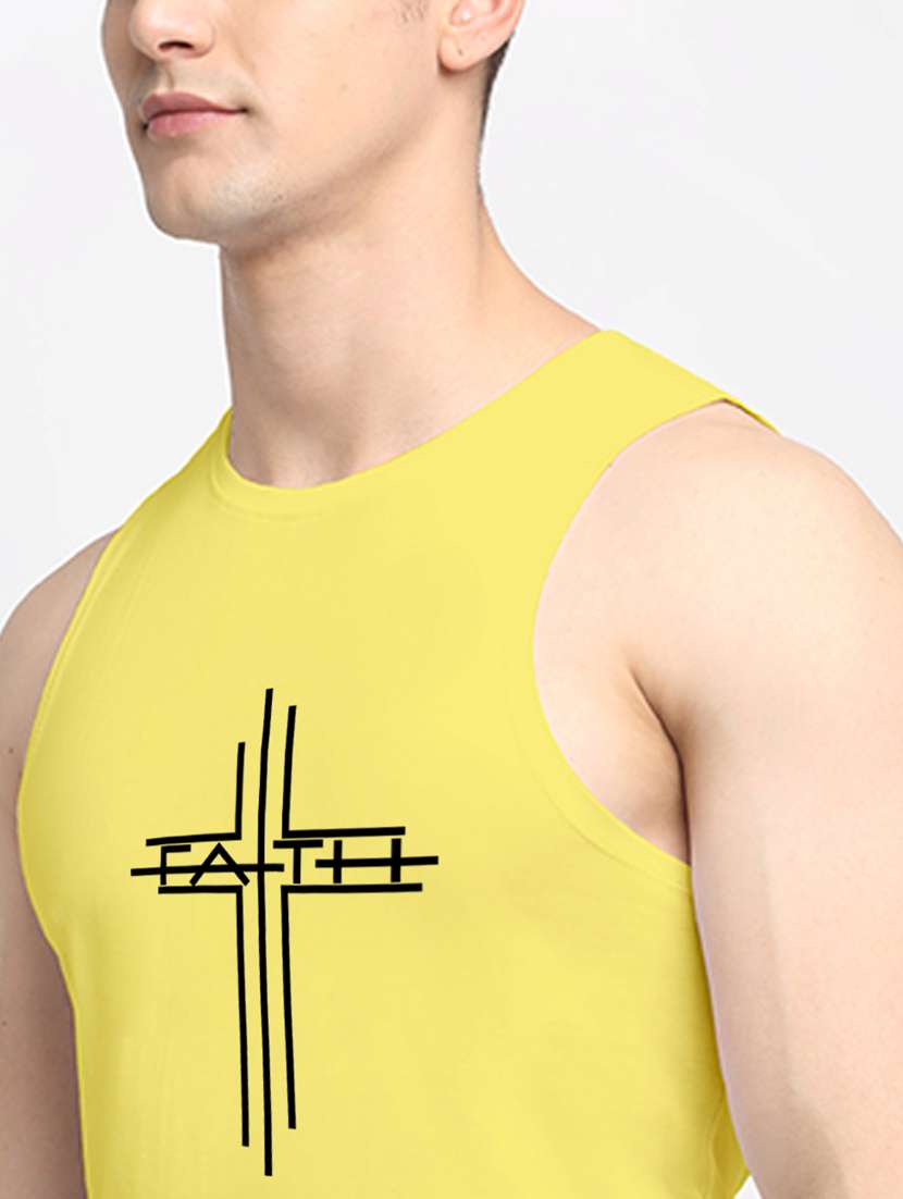yellow cotton vest - 20261943 -  Standard Image - 4