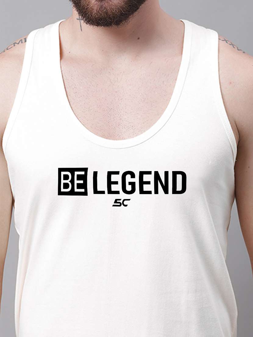 white cotton vest - 20261965 -  Standard Image - 4