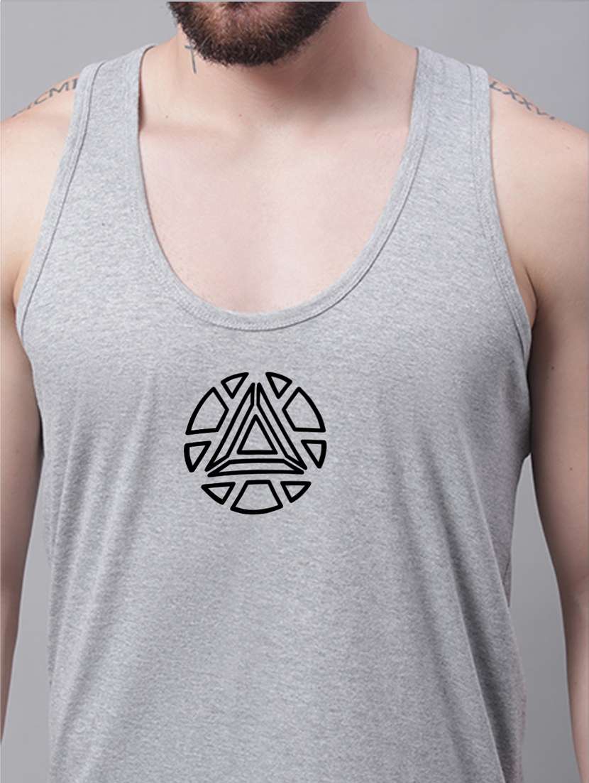 grey cotton vest - 20261971 -  Standard Image - 4