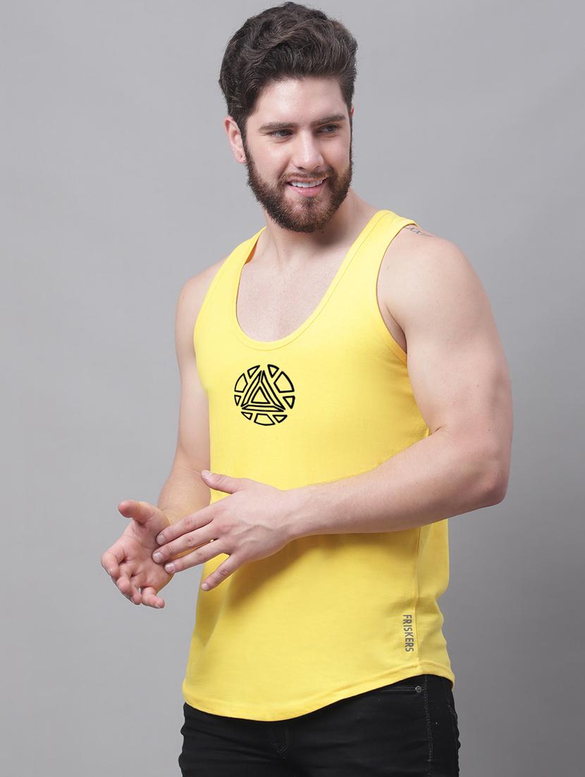 yellow cotton vest - 20261972 - Standard Image - 1