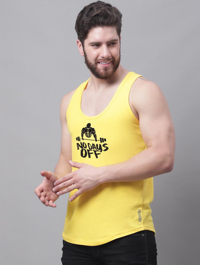 yellow cotton vest - 20261997 - Standard Image - 1