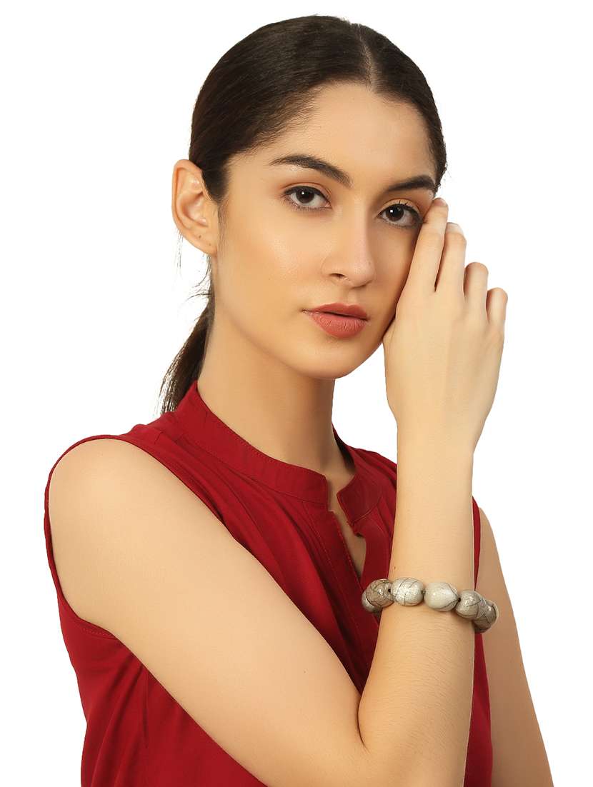 green plastic bangle bracelets - 20262097 -  Standard Image - 4