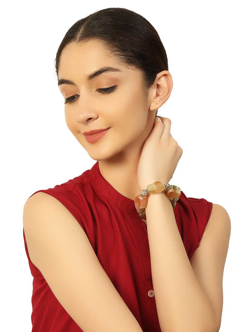 multi color plastic bangle bracelets - 20262101 -  Standard Image - 4