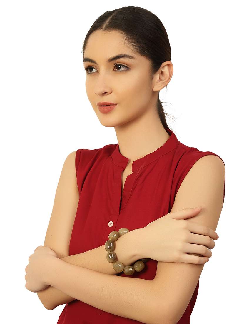 green plastic bangle bracelets - 20262114 -  Standard Image - 4