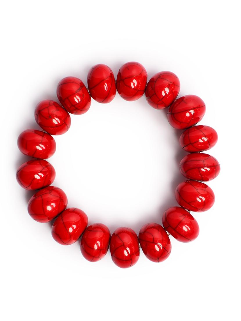 red plastic bangle bracelets - 20262115 - Standard Image - 1