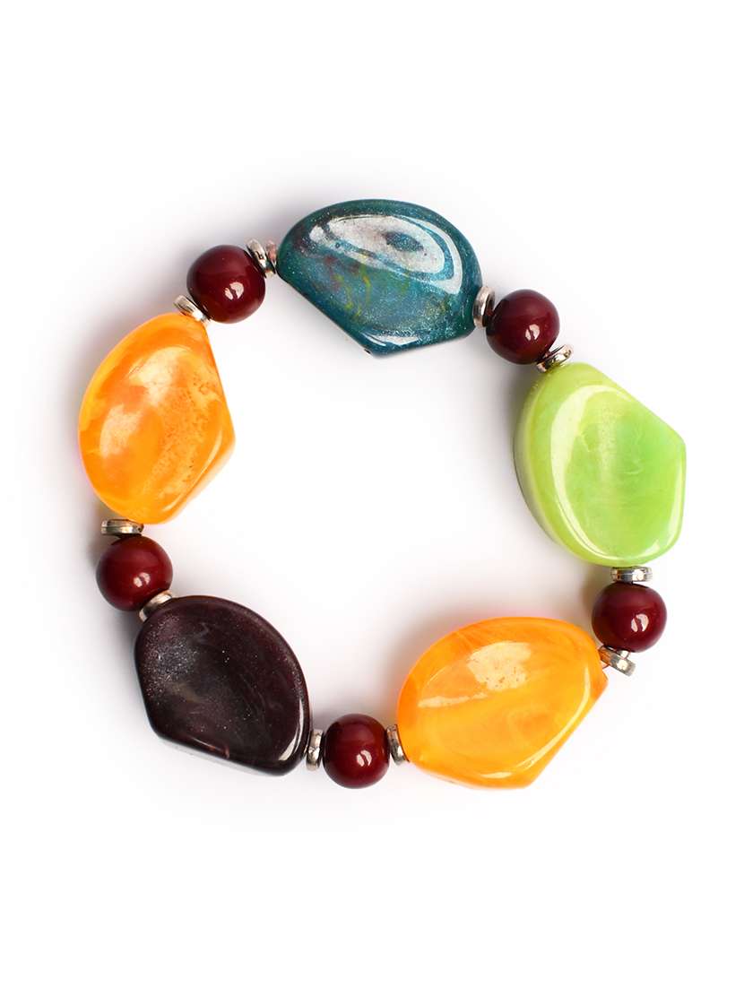 multi color plastic bangle bracelets - 20262116 - Standard Image - 1