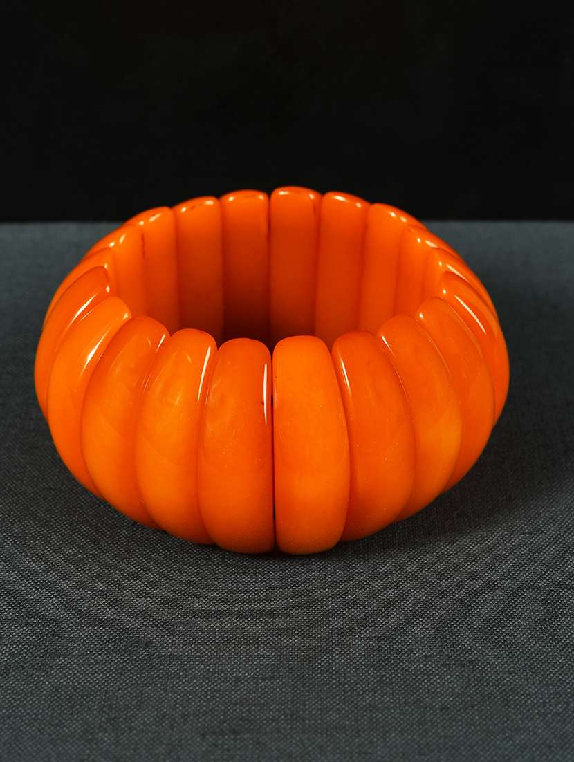 orange plastic bangle bracelets