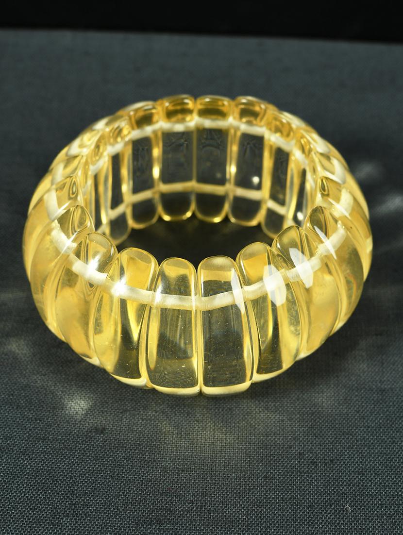yellow plastic bangle bracelets - 20262133 - Zoom Image - 0