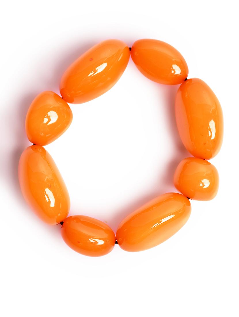 orange plastic bangle bracelets - 20262150 - Standard Image - 1