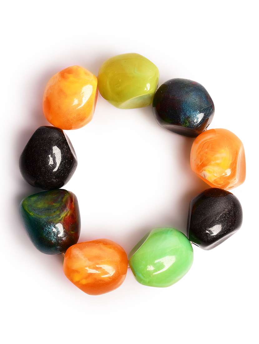 Multi Color Plastic Bangle Bracelets - 20262153 -  Standard Image - 1