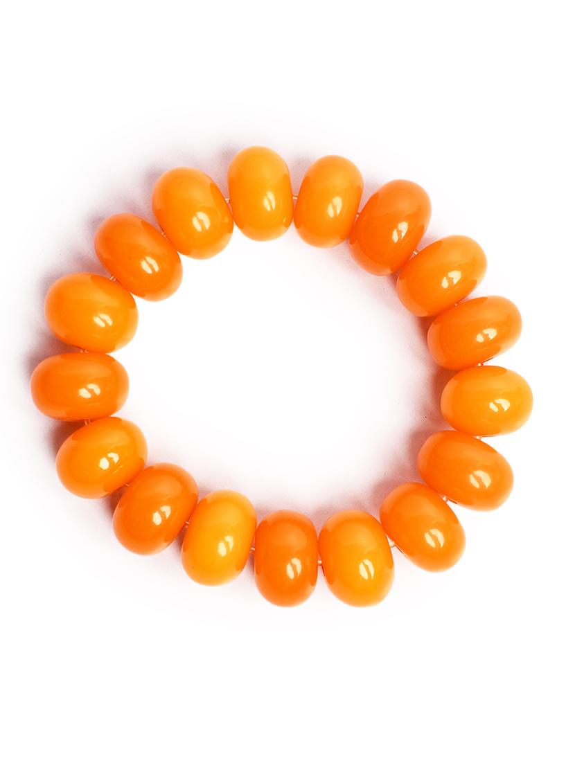 orange plastic bangle bracelets - 20262154 - Standard Image - 1