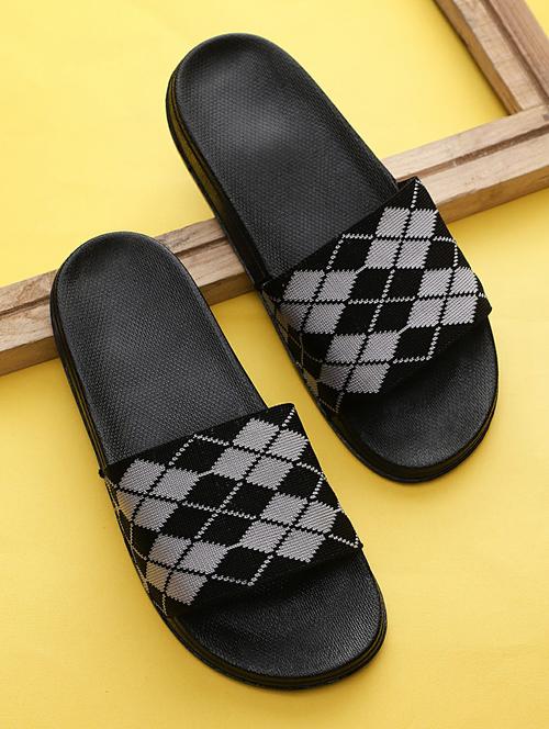 kapyansh geometric flip flop for women - 20263560 -  Standard Image - 0