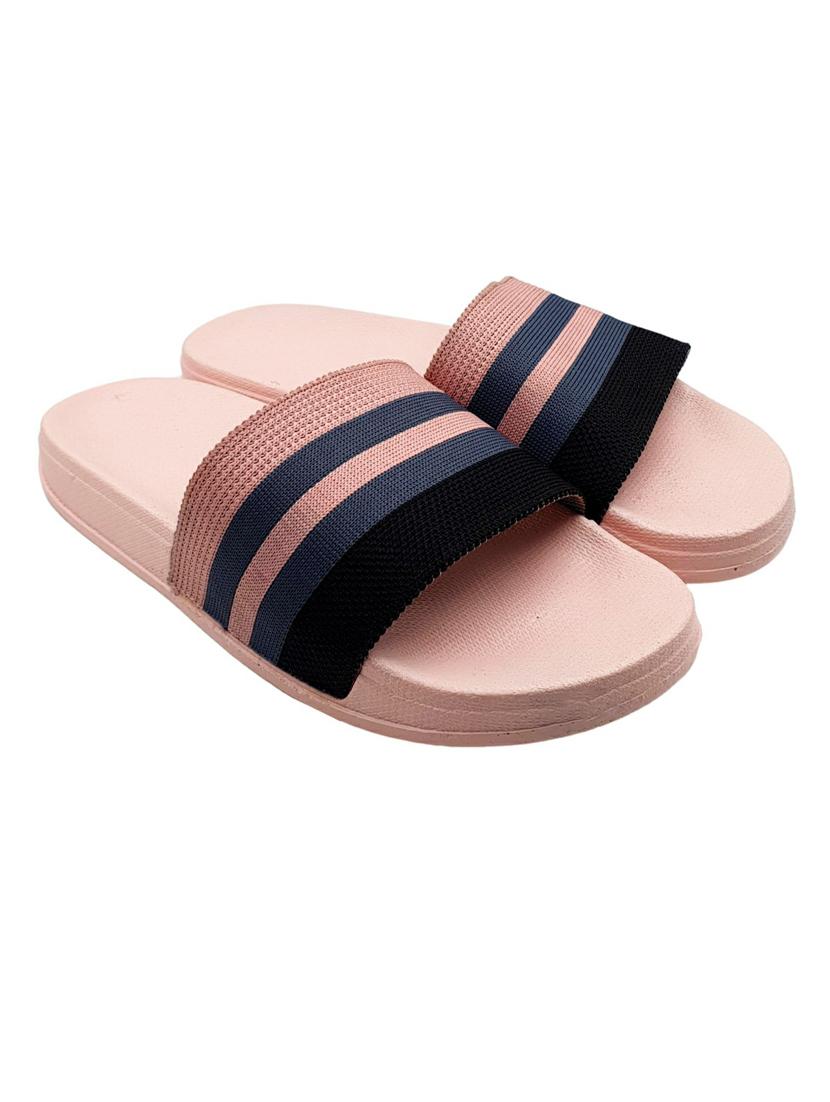 kapyansh striped slides for women - 20263600 -  Standard Image - 1