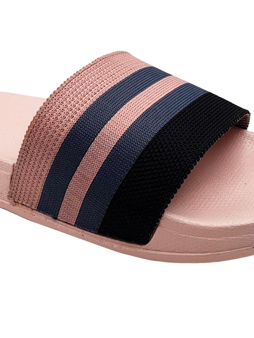 kapyansh striped slides for women - 20263600 - Standard Image - 4