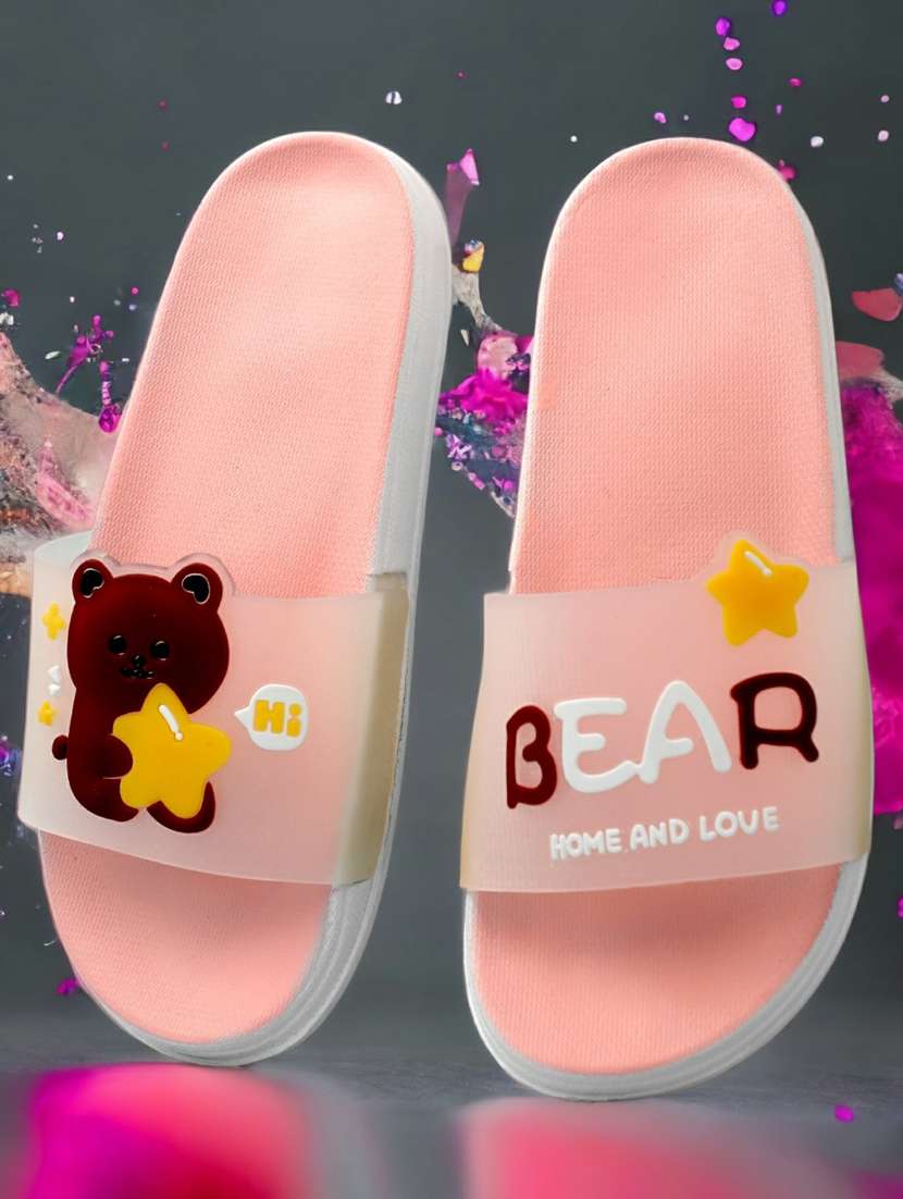 kapyansh transparent quirky slides for women
