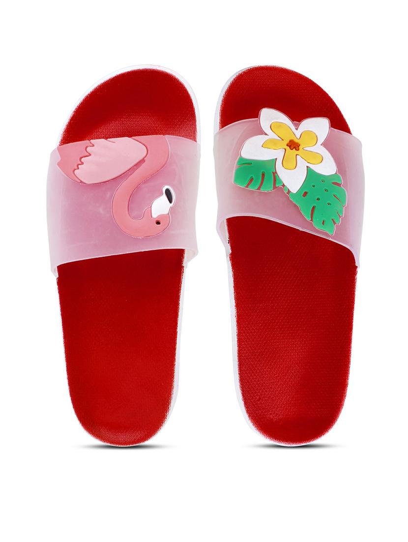 kapyansh transparent quirky slides for women - 20263633 -  Standard Image - 1
