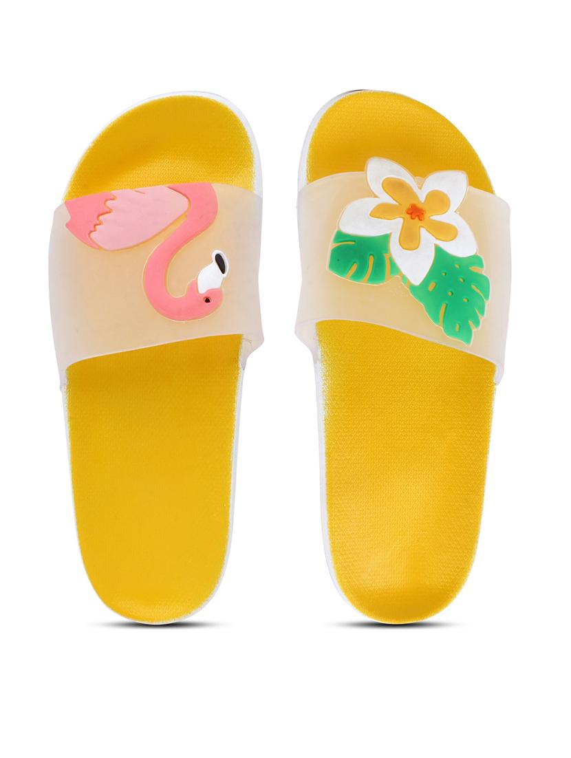 kapyansh transparent quirky slides for women - 20263634 -  Standard Image - 1