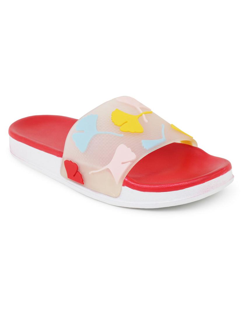 kapyansh transparent quirky slides for women - 20263649 - Standard Image - 1
