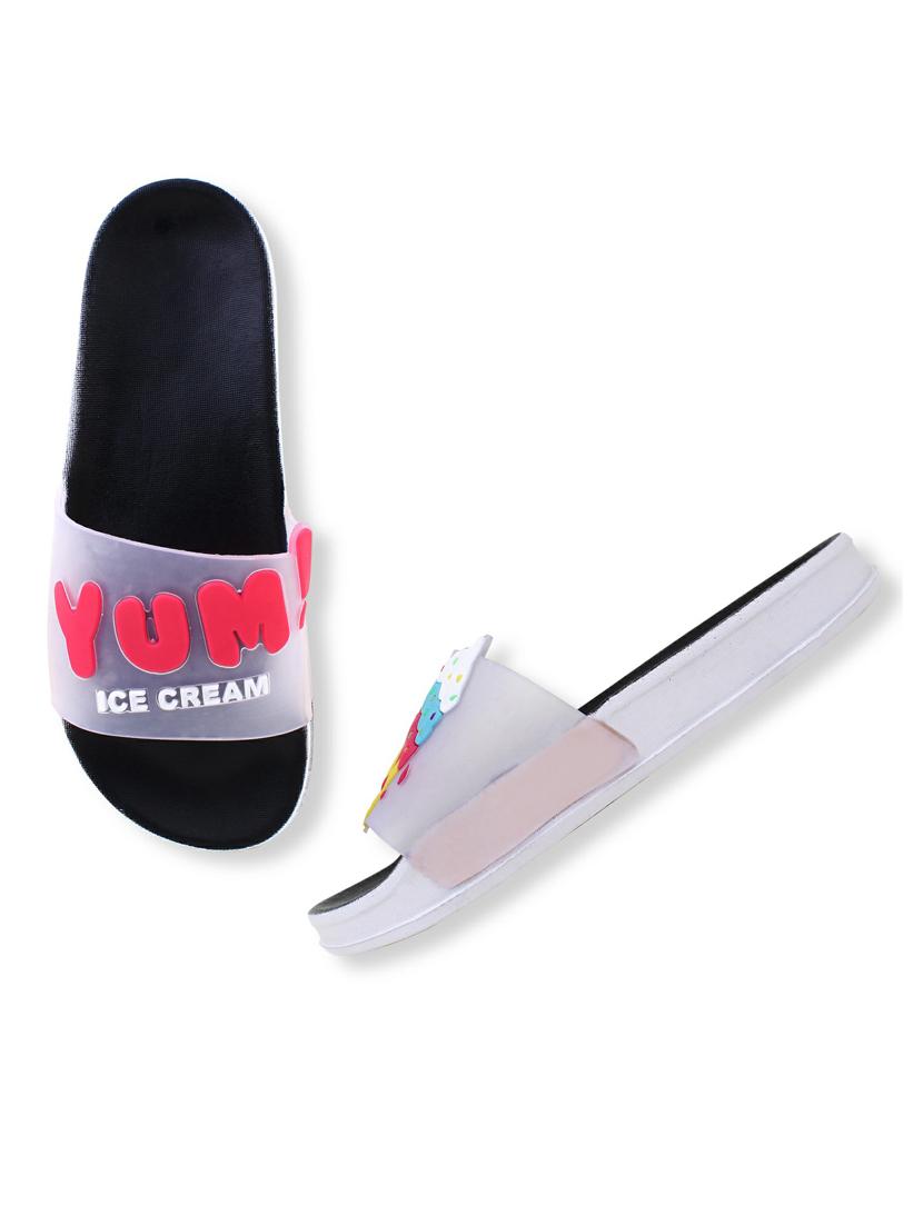 kapyansh transparent quirky slides for women - 20263669 - Standard Image - 4