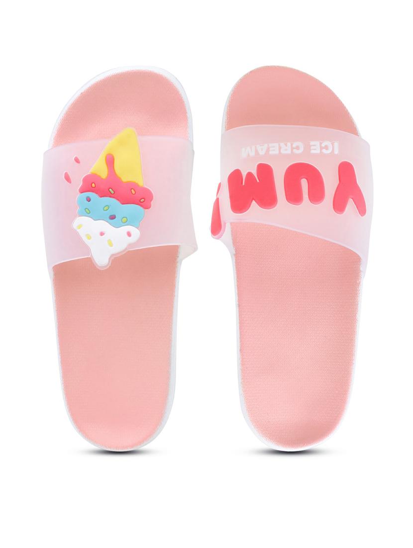 kapyansh transparent quirky slides for women - 20263672 - Standard Image - 1