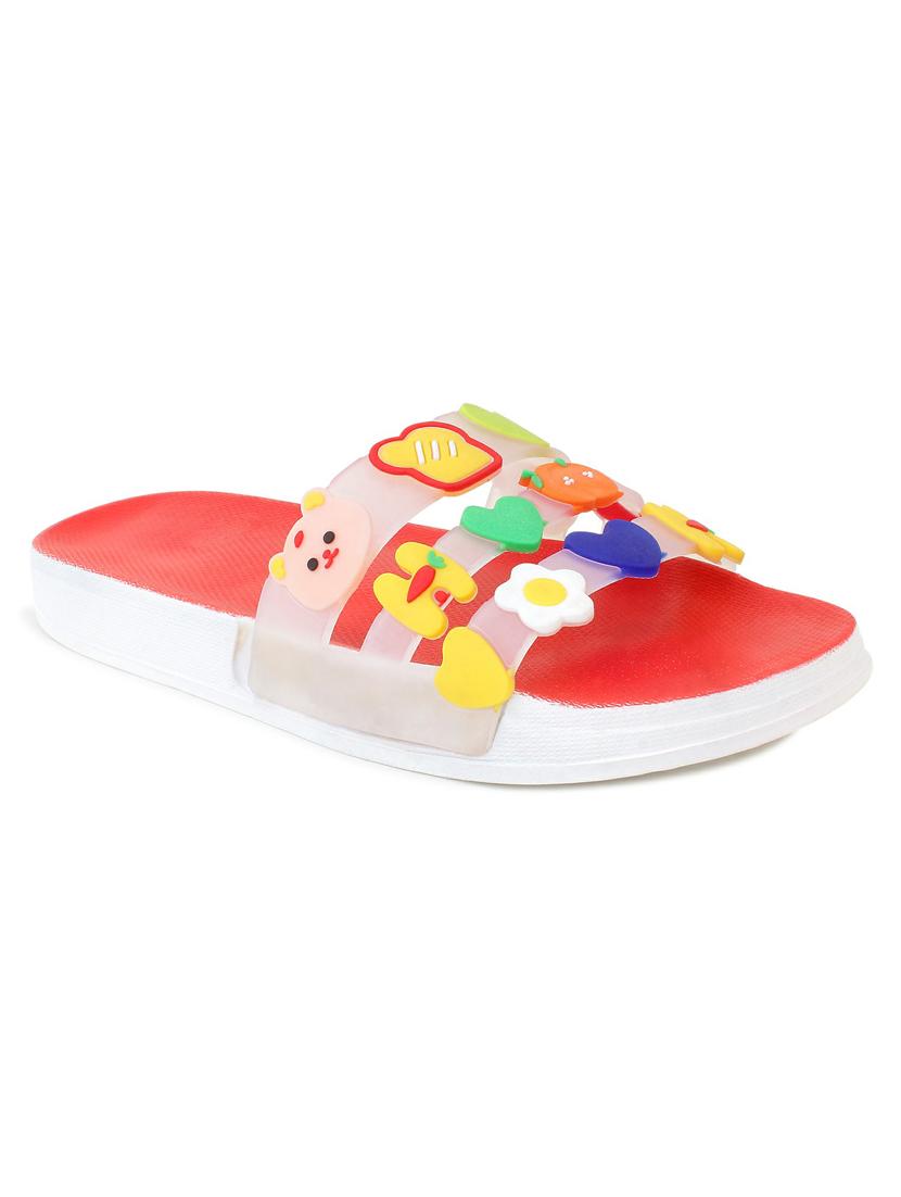 kapyansh transparent quirky slides for women - 20263685 - Standard Image - 1