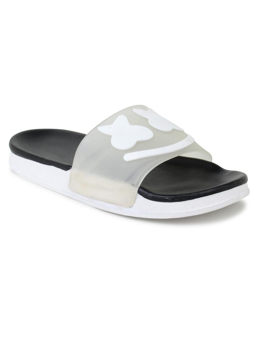 kapyansh transparent quirky slides for women - 20263693 -  Standard Image - 1
