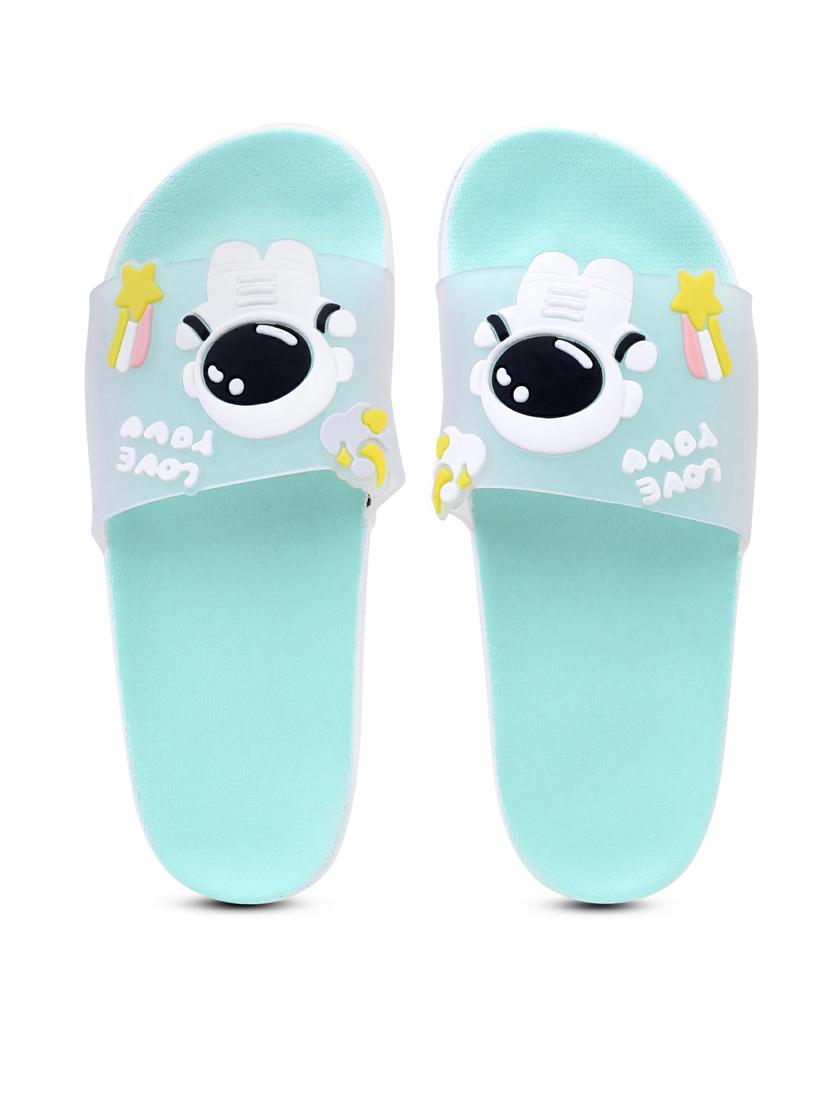 kapyansh transparent quirky slides for women - 20263699 -  Standard Image - 1