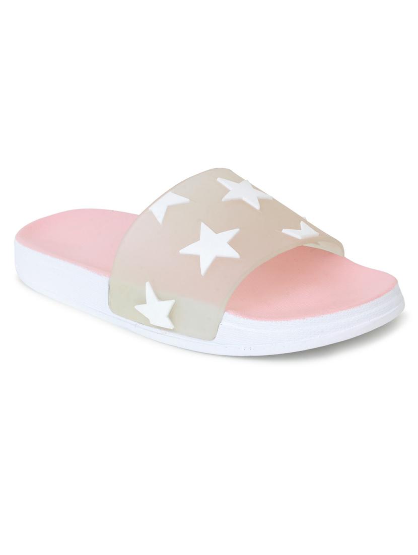 kapyansh transparent quirky slides for women - 20263706 -  Standard Image - 1