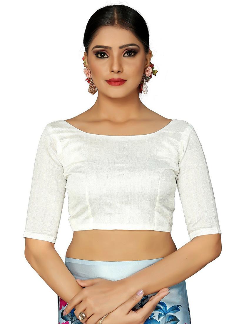 women's floral light blue colored saree with blouse - 20264138 -  Standard Image - 1