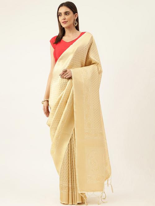 women self design banarasi saree with blouse - 20264740 - Standard Image - 0