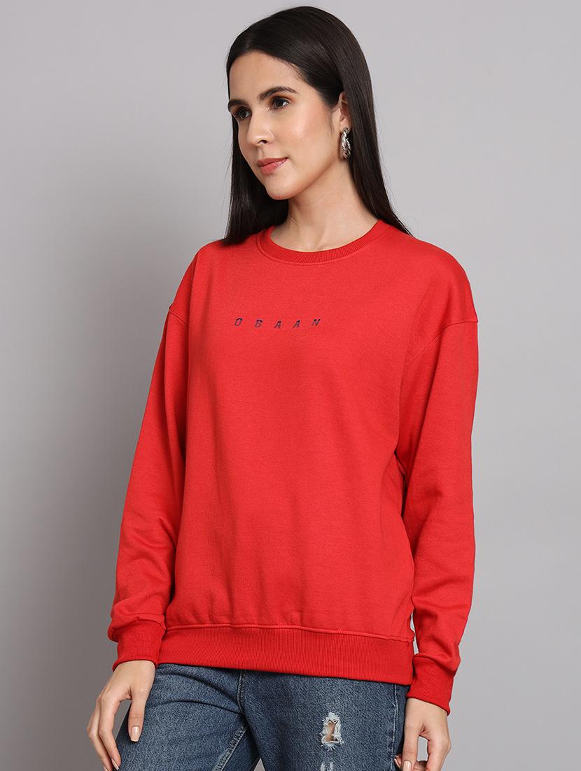 women's chest print sweatshirt - 20266255 - Standard Image - 1