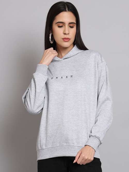 women's chest print sweatshirt - 20266259 -  Standard Image - 0