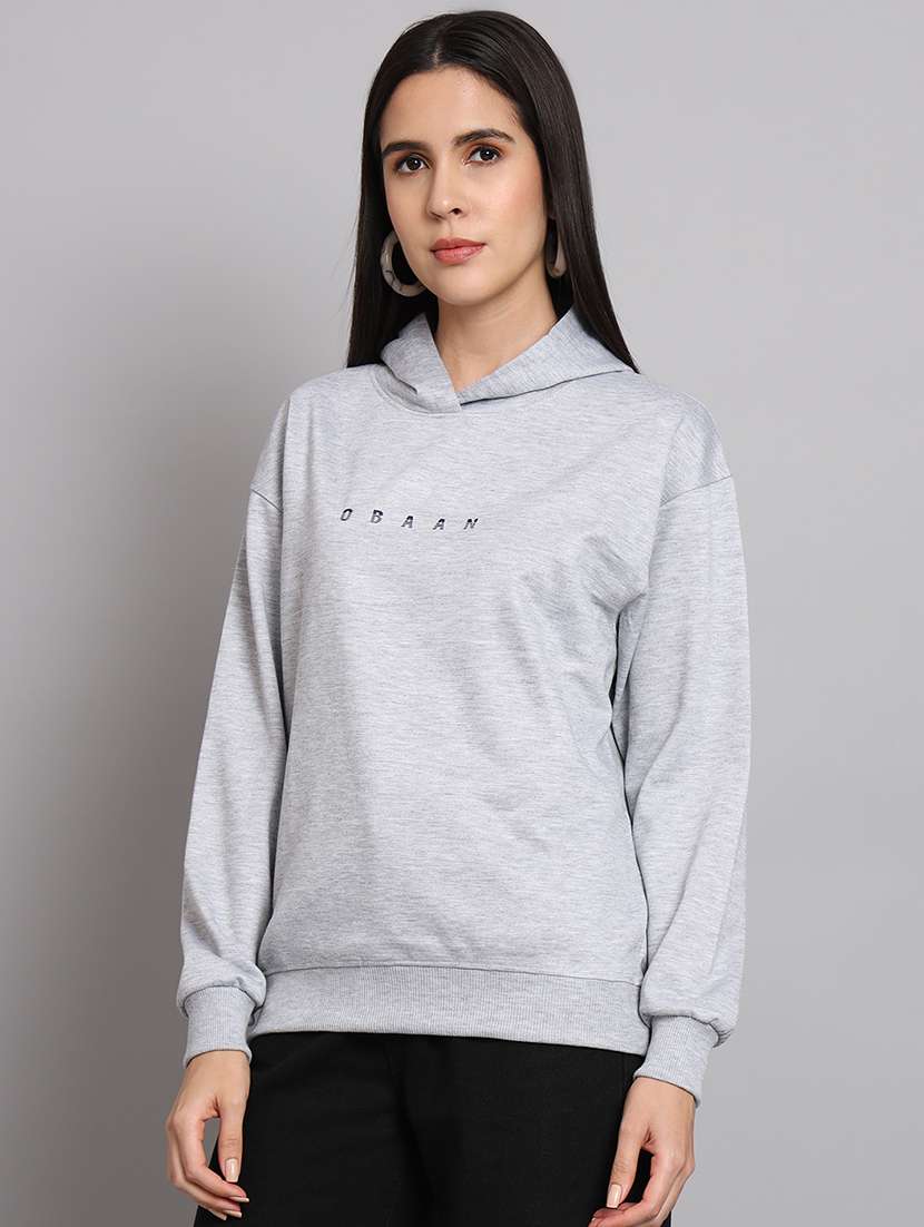 women's chest print sweatshirt - 20266259 - Standard Image - 1