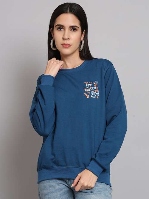 women's placement print sweatshirt - 20266265 - Standard Image - 0