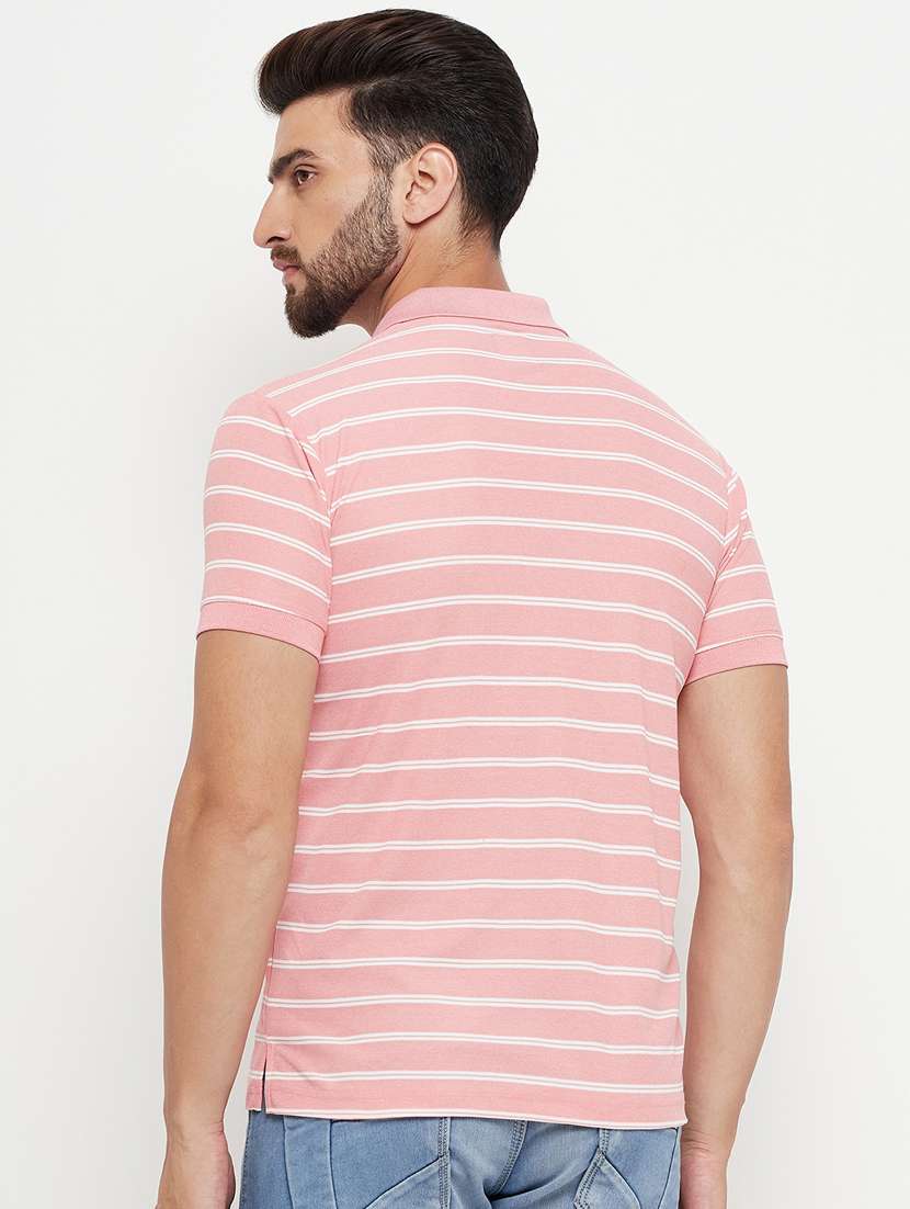 pink polyester polo t-shirt - 20266426 -  Standard Image - 1