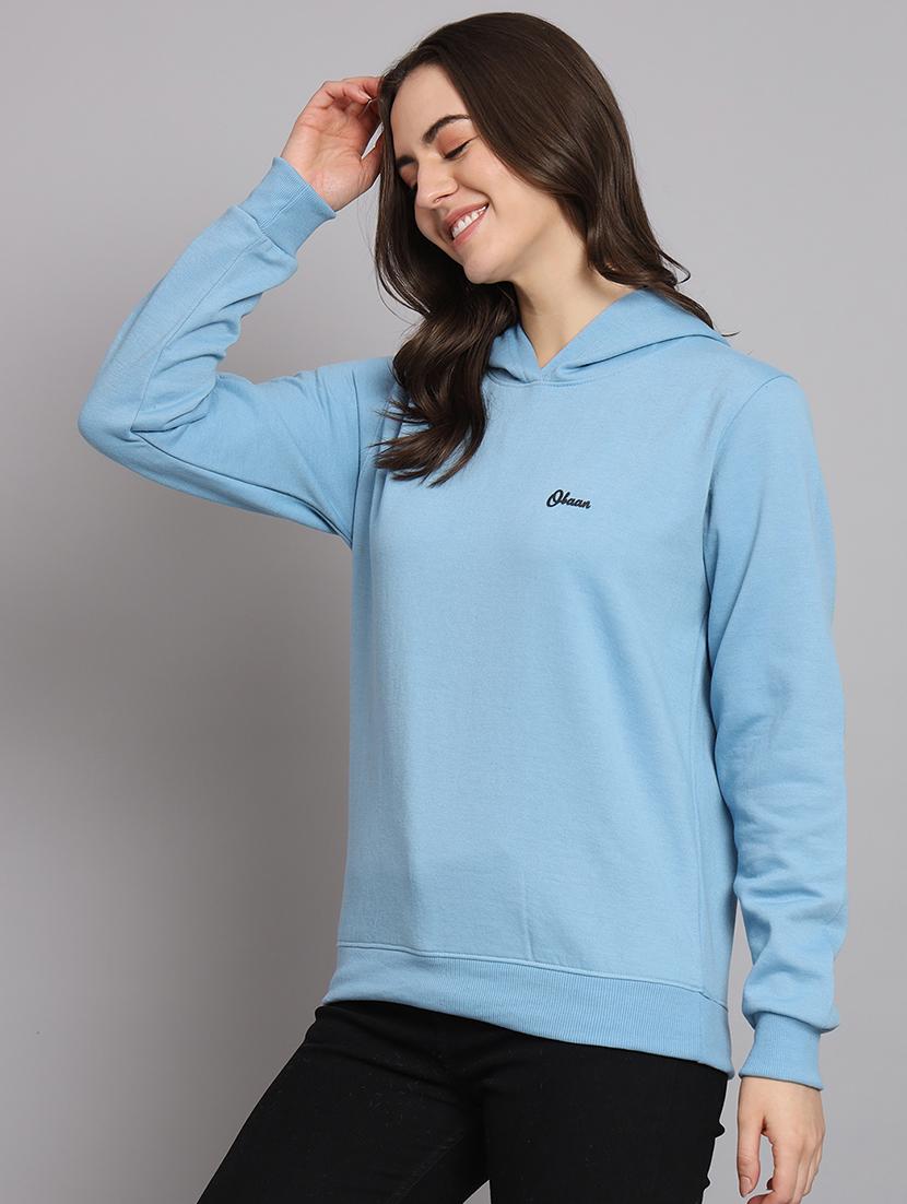 women logo print long sleeve sweatshirt - 20266611 - Standard Image - 1