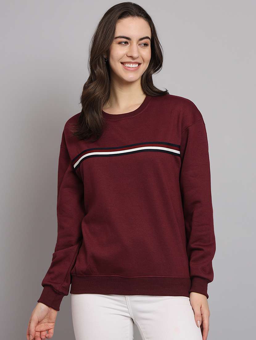 women's chest print sweatshirt - 20266617 - Zoom Image - 0