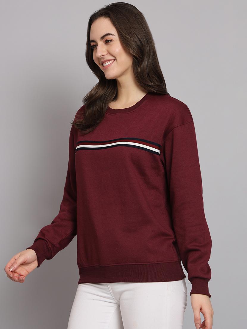 women's chest print sweatshirt - 20266617 - Standard Image - 1