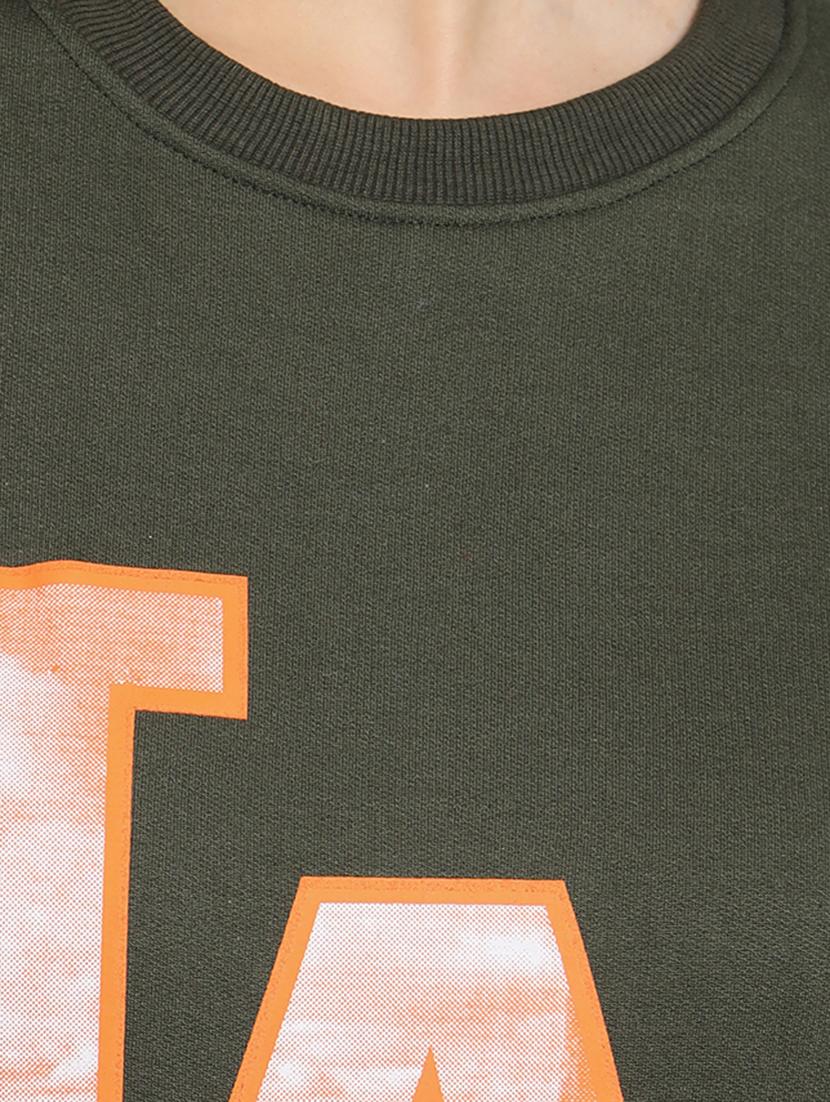 women's front print sweatshirt - 20266619 - Standard Image - 4